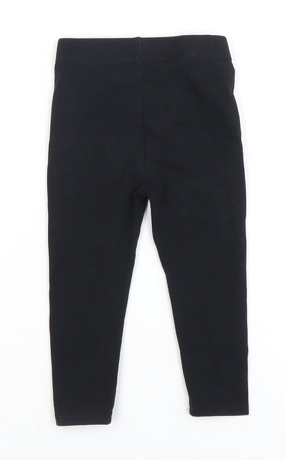 Nike Black Leggings, Unisex Baby, 18-24 Months, Sports Style