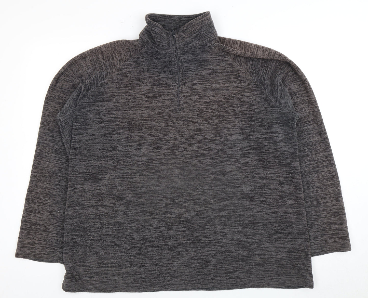 Mens UK Size 2XL Mountain Warehouse Grey Henley Sweatshirt