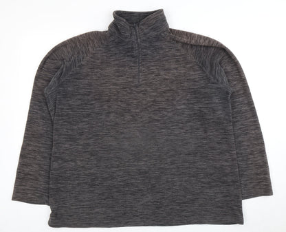 Mens UK Size 2XL Mountain Warehouse Grey Henley Sweatshirt