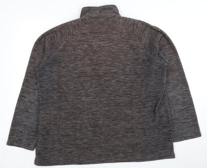 Mens UK Size 2XL Mountain Warehouse Grey Henley Sweatshirt