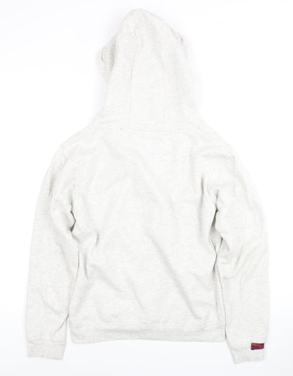 London King Boys Hoodie 13-14 Years White Graphic Pullover