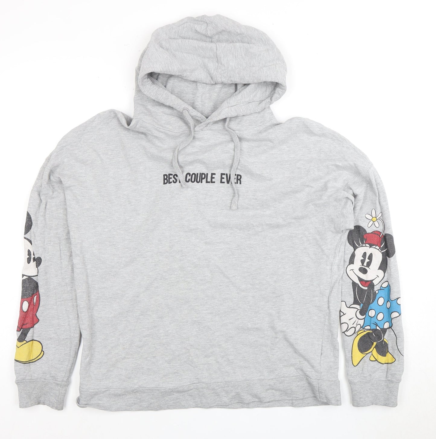 Unisex Adults UK Size M Disney Grey Pullover Hoodie