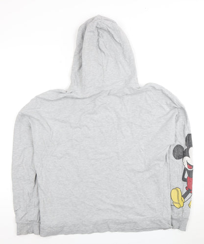 Unisex Adults UK Size M Disney Grey Pullover Hoodie