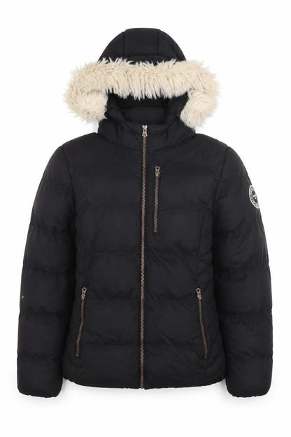Womens UK Size 10 SoulCal & Co Black Puffer Jacket