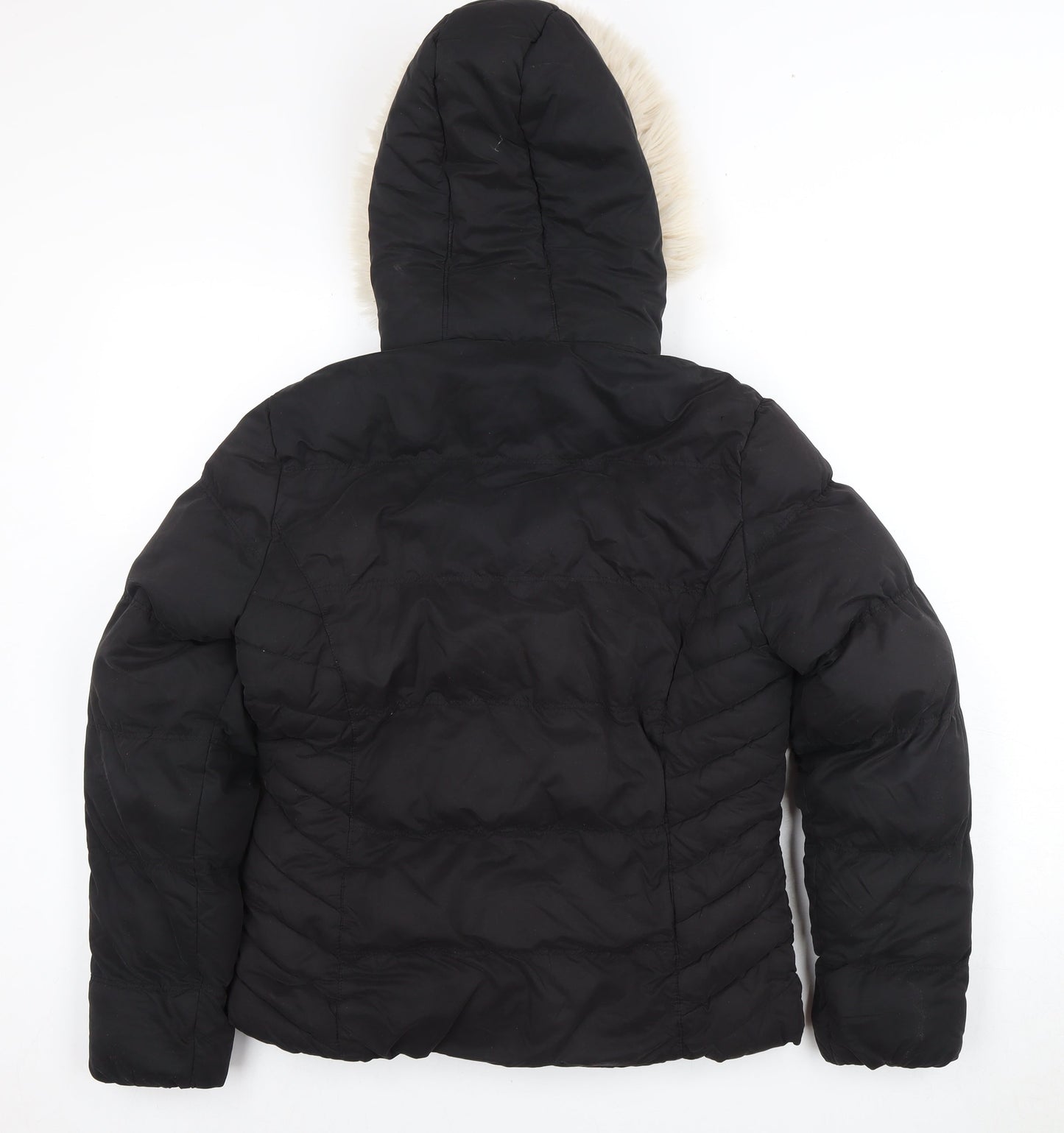 Womens UK Size 10 SoulCal & Co Black Puffer Jacket