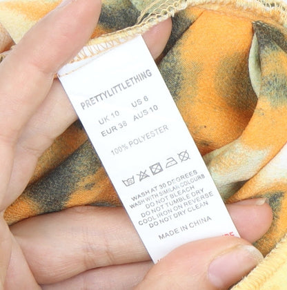 PrettyLittleThing Women's Multicoloured Skirt UK 10