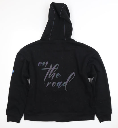 Mens UK Size S Unknown Black Pullover Hoodie