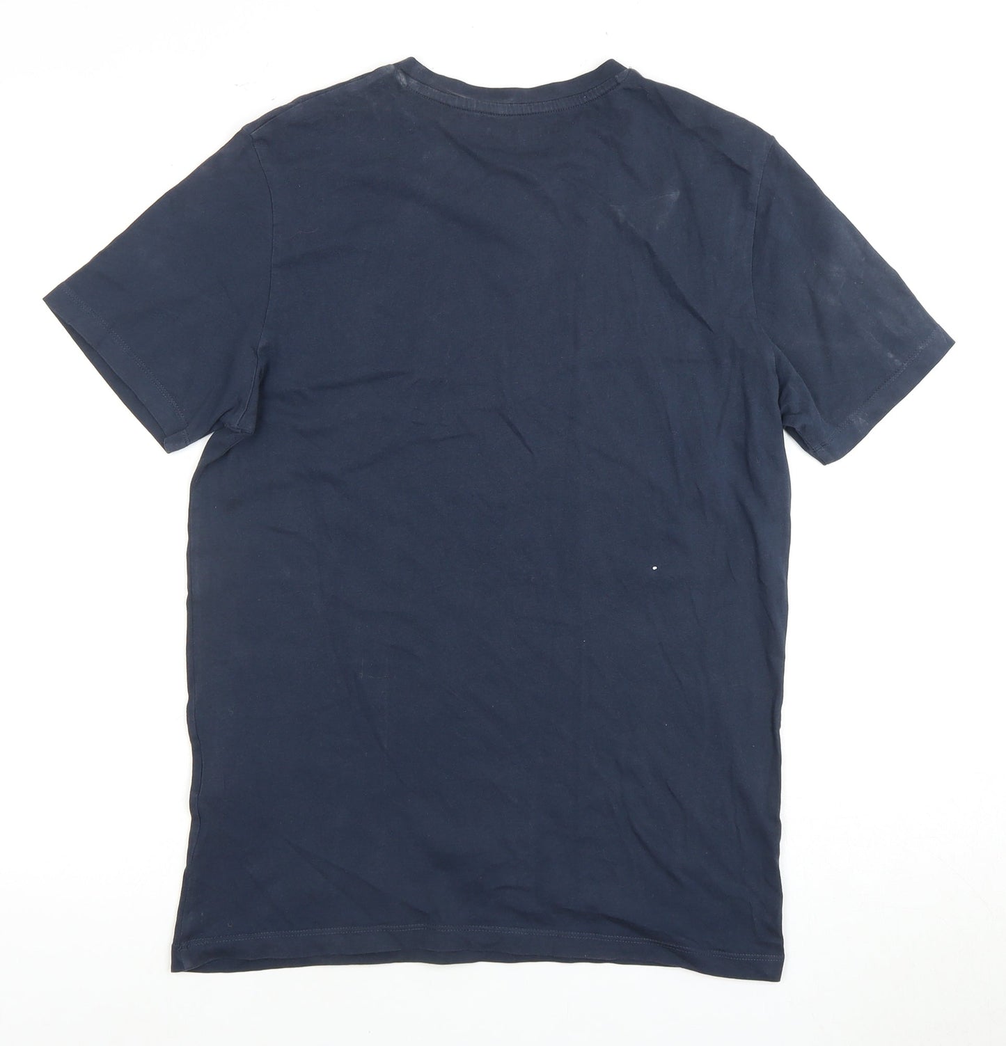 Mens UK Size S JACK & JONES Blue  T-Shirt
