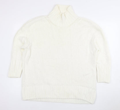 Womens UK Size M Marks and Spencer Ivory Pullover Jumper