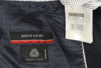 Pierre Cardin Men's Blue Blazer 42 Regular