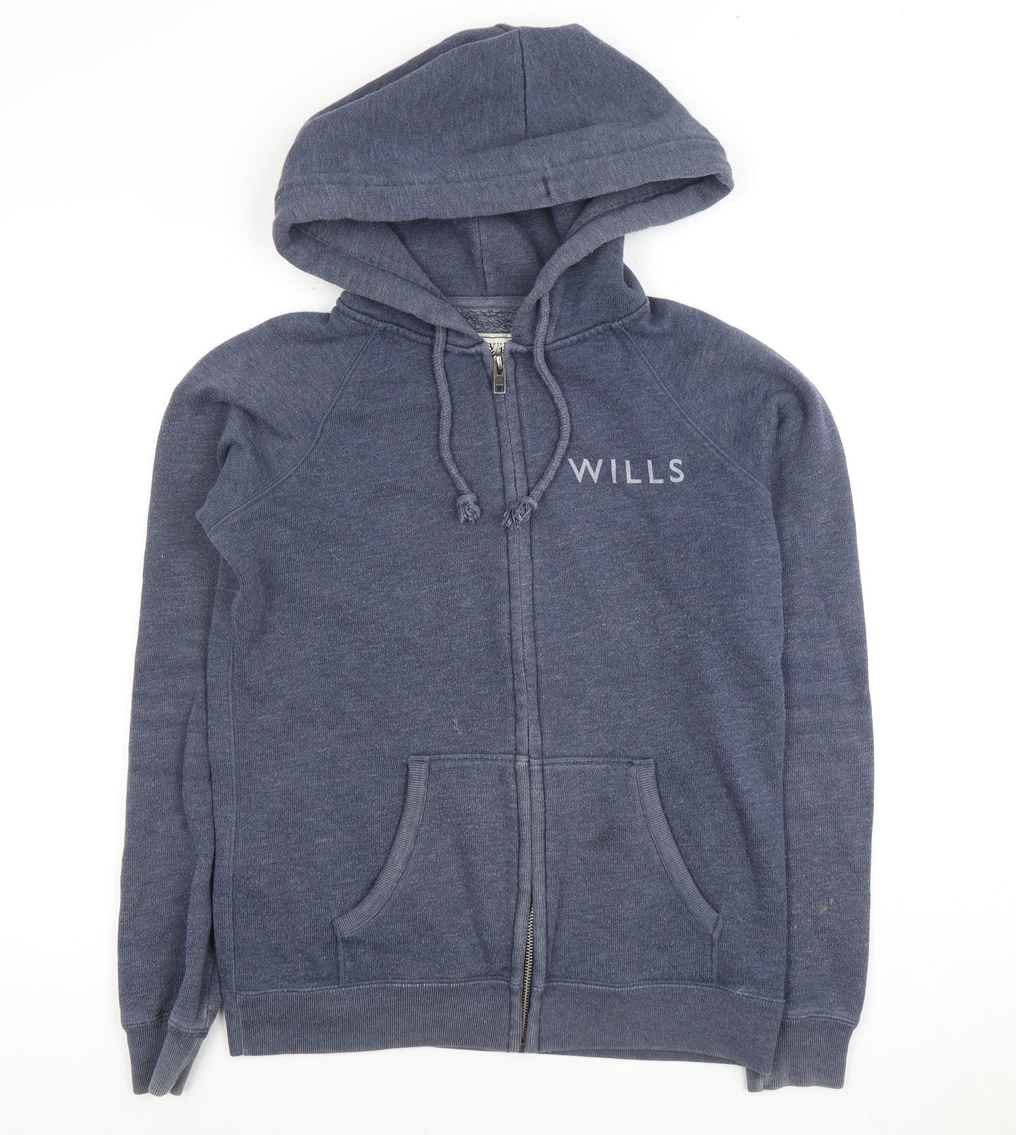 Womens UK Size 10 Jack Wills Grey Full Zip Hoodie
