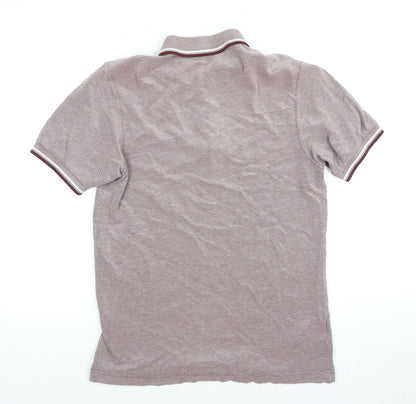 Fred Perry Men's Red Slim Fit Polo Shirt Small