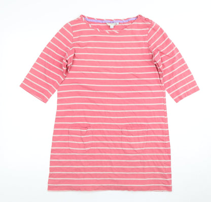 Boden Women's Pink Striped Tunic, Size 12