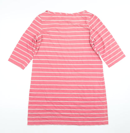 Boden Women's Pink Striped Tunic, Size 12
