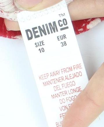 Denim Co Women's Red Floral Camisole Tank