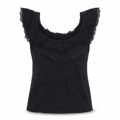 Womens UK Size S Brave Soul Black Camisole Tank