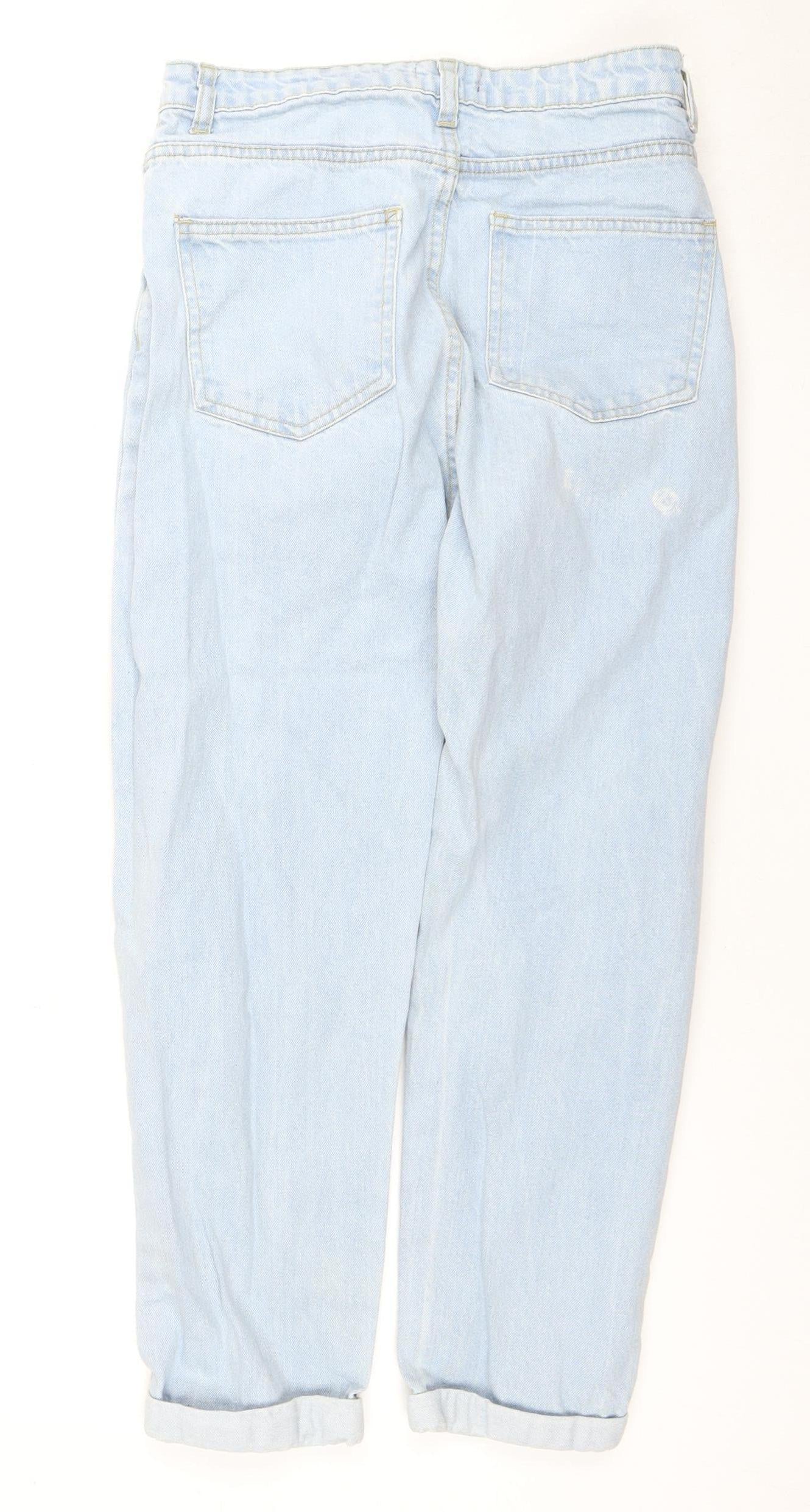 I Saw It First Women's Blue Distressed Mom Jeans Size 10