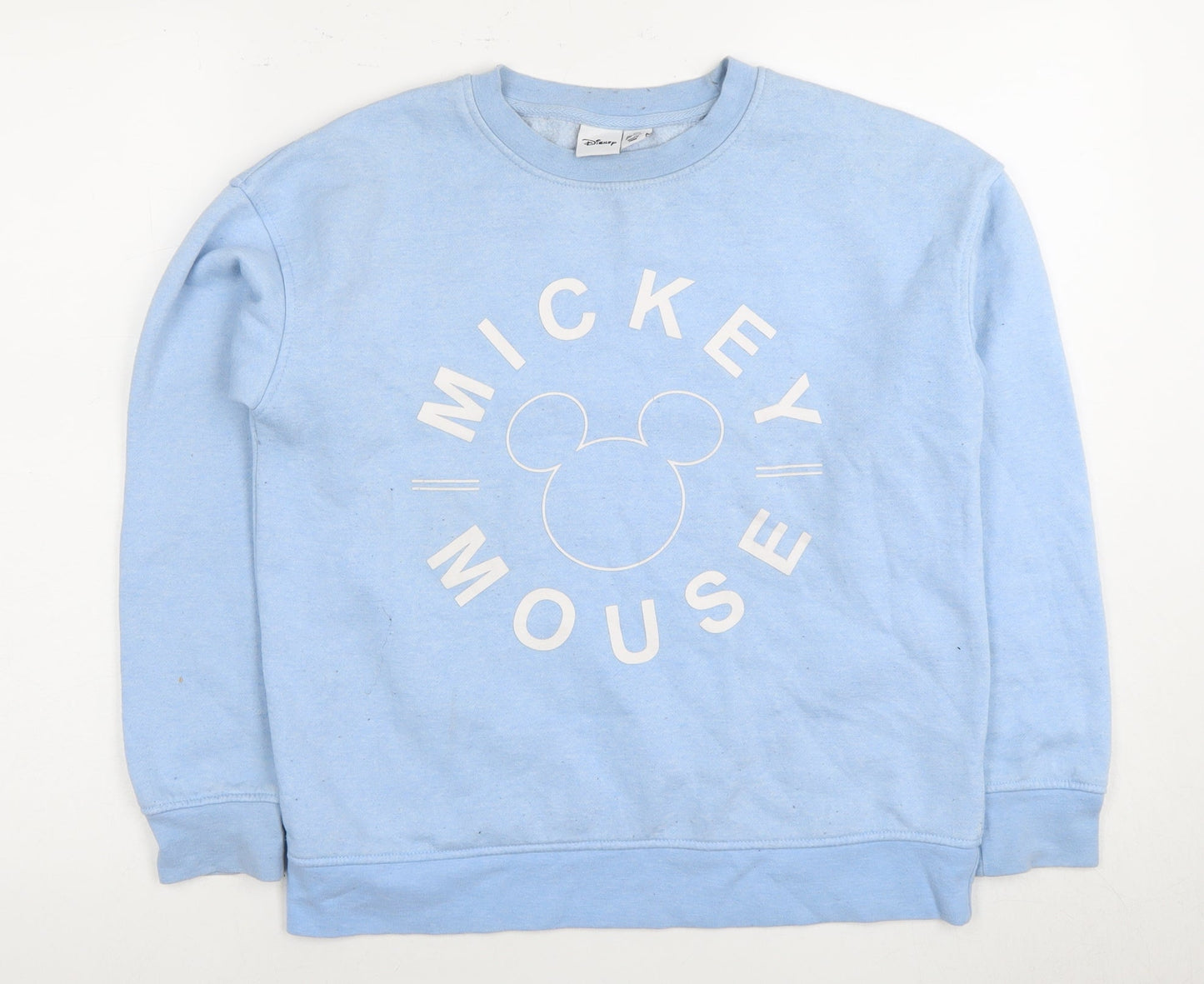 Womens UK Size 2XS Disney Blue Pullover Sweatshirt