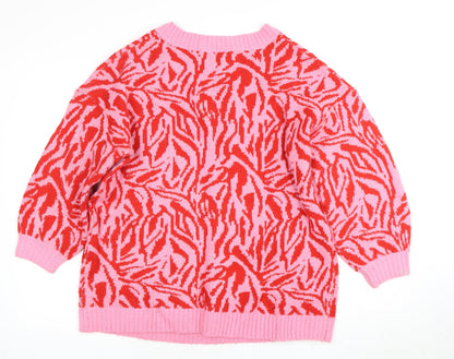 Womens UK Size 18 Yours Pink Pullover Jumper
