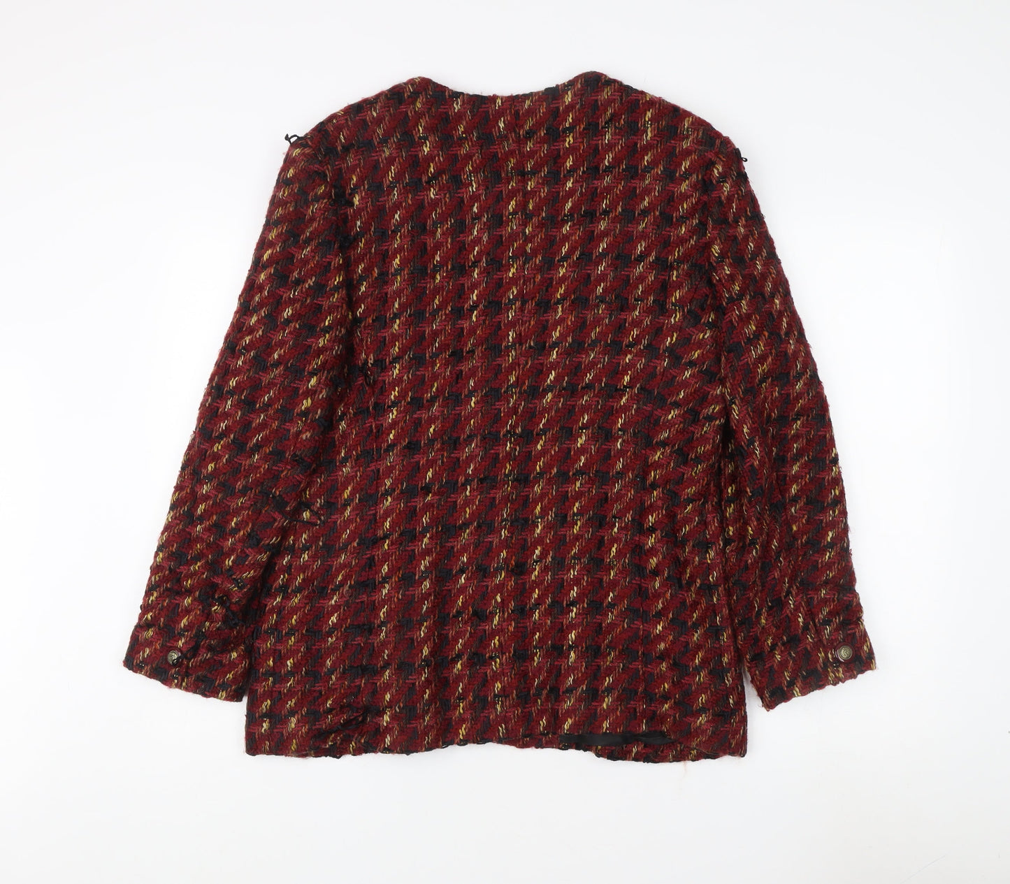 Alexon Women's Multicoloured Tweed Mid-Length Jacket