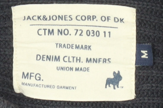 Jack & Jones Black Pullover High Neck Jumper M