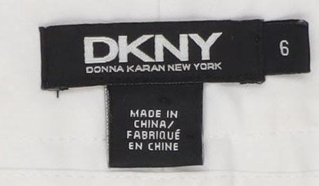 DKNY Women's Ivory Cropped Trousers Size 6