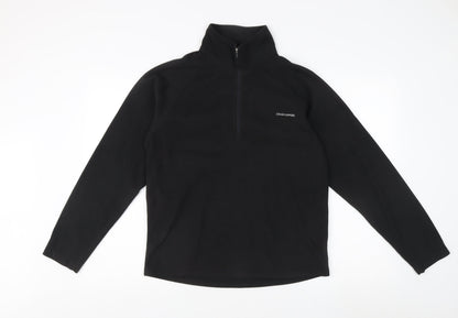 Mens UK Size S Craghoppers Black 1/4 Zip Sweatshirt
