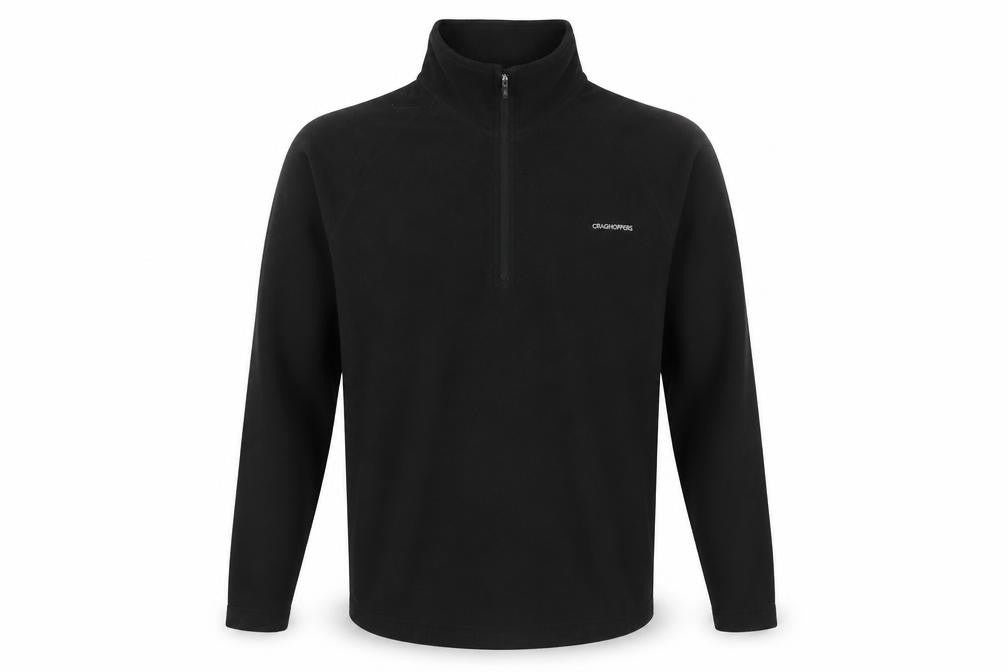 Mens UK Size S Craghoppers Black 1/4 Zip Sweatshirt