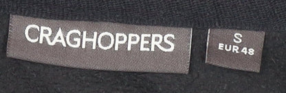 Mens UK Size S Craghoppers Black 1/4 Zip Sweatshirt
