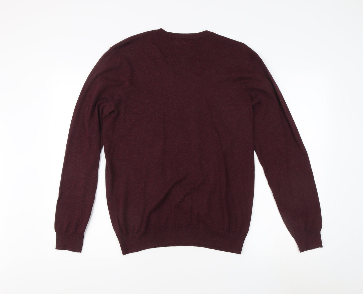 Jasper Conran Men's Red V-Neck Jumper S