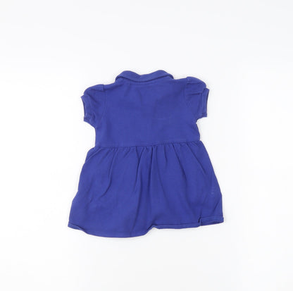 Penguin Unisex Blue Shirt Dress 3-6 Months