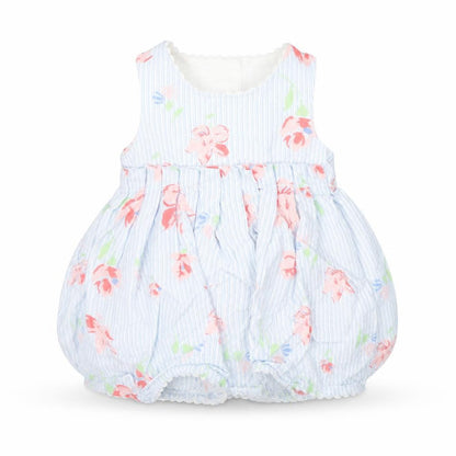 Front view of Jasper Conran Floral Dress, unisex 0-3 months, multicoloured
