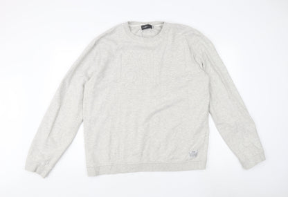 Mens UK Size 2XL JACK & JONES Grey Pullover Sweatshirt