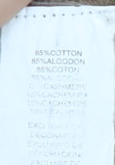 Penguin Men's Brown Cotton Cashmere Pullover, M