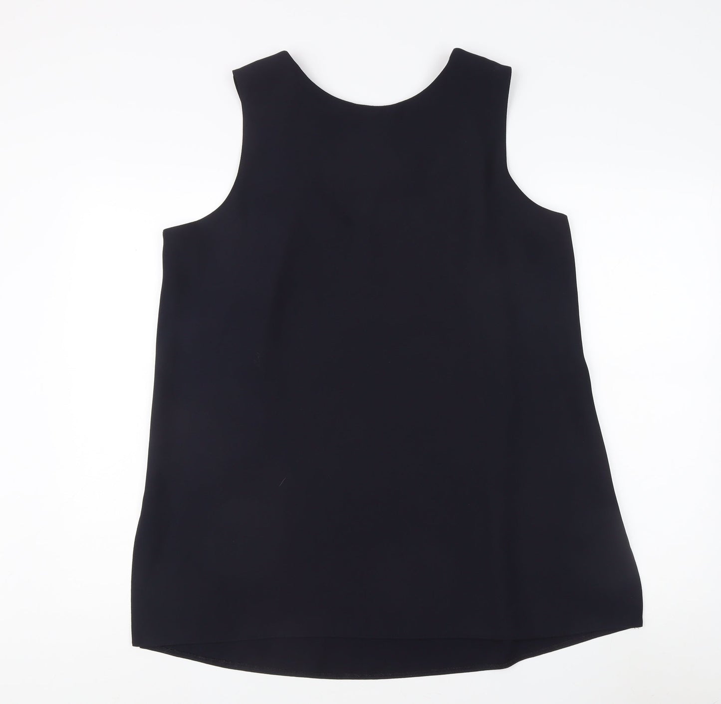 Womens UK Size 20 essence Black Basic Tank