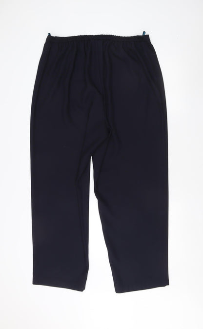 Womens UK Size 20 essence   Black Trousers