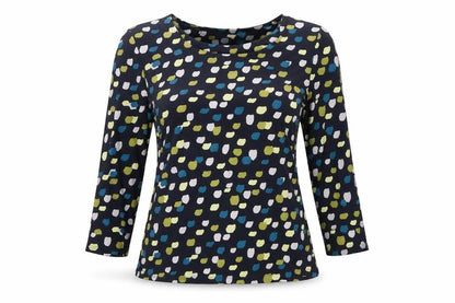 Womens UK Size 10 Eastex Multicoloured Basic Blouse