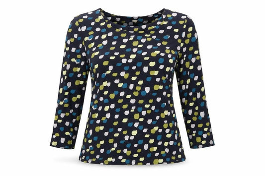 Womens UK Size 10 Eastex Multicoloured Basic Blouse