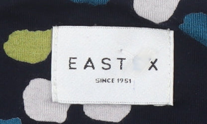 Womens UK Size 10 Eastex Multicoloured Basic Blouse