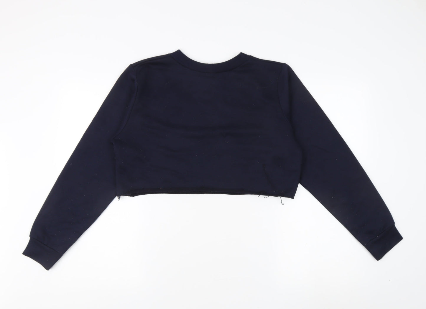 Womens UK Size 12 Boohoo Blue Pullover Sweatshirt