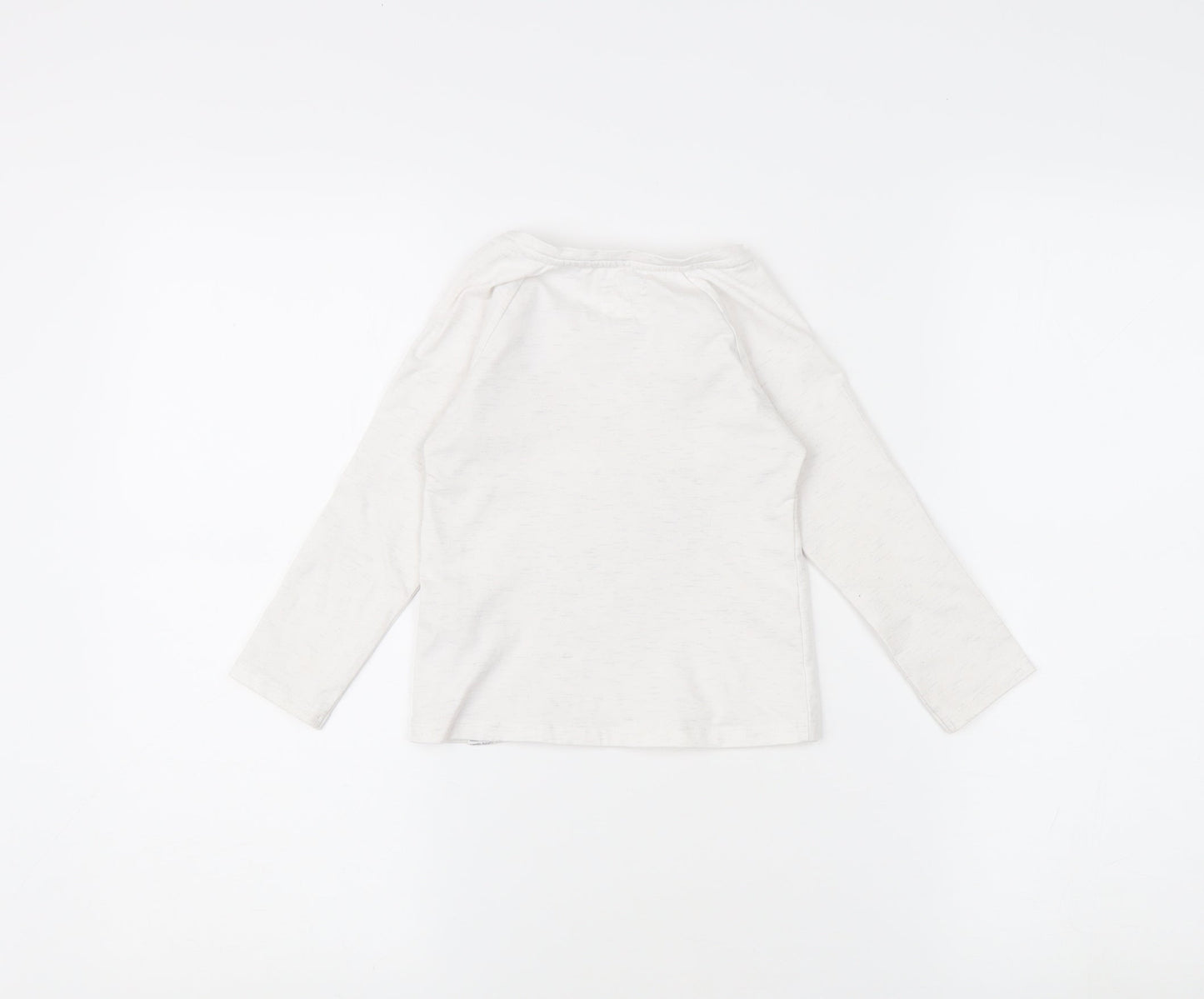 Mantaray Girls Ivory Rabbit T-Shirt 3-4 Years Sequin Accent