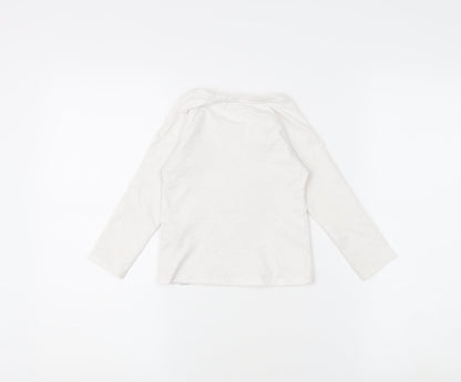 Mantaray Girls Ivory Rabbit T-Shirt 3-4 Years Sequin Accent