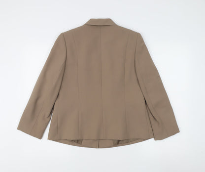 Eastex Women's Brown Blazer Size 12 Regular Fit