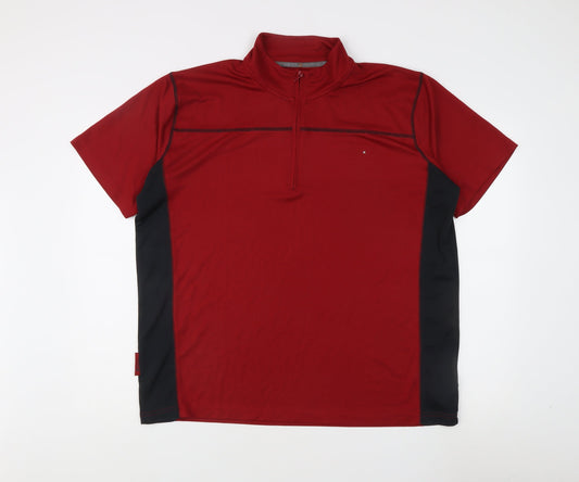 Mountain Warehouse Men's Red XL Quick Dry T-Shirt