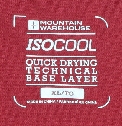 Mountain Warehouse Men's Red XL Quick Dry T-Shirt