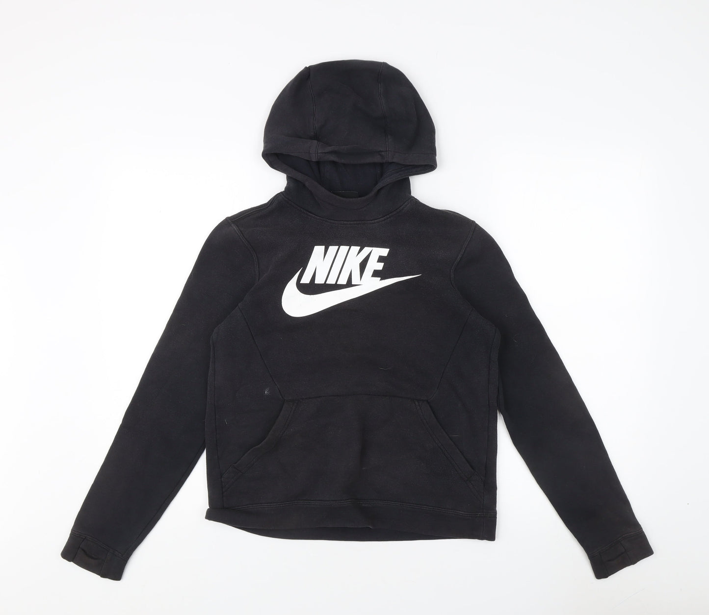 Teens UK Size L Nike Black Pullover Hoodie