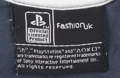 Fashion UK Boys' Blue PlayStation T-Shirt, Size 6-7 Years