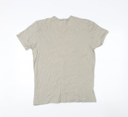 Calvin Klein Women's Beige M T-Shirt Classic Cotton