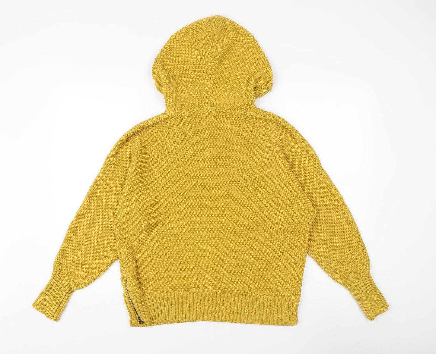 Cynthia Rowley Women's Yellow Hooded Jumper L