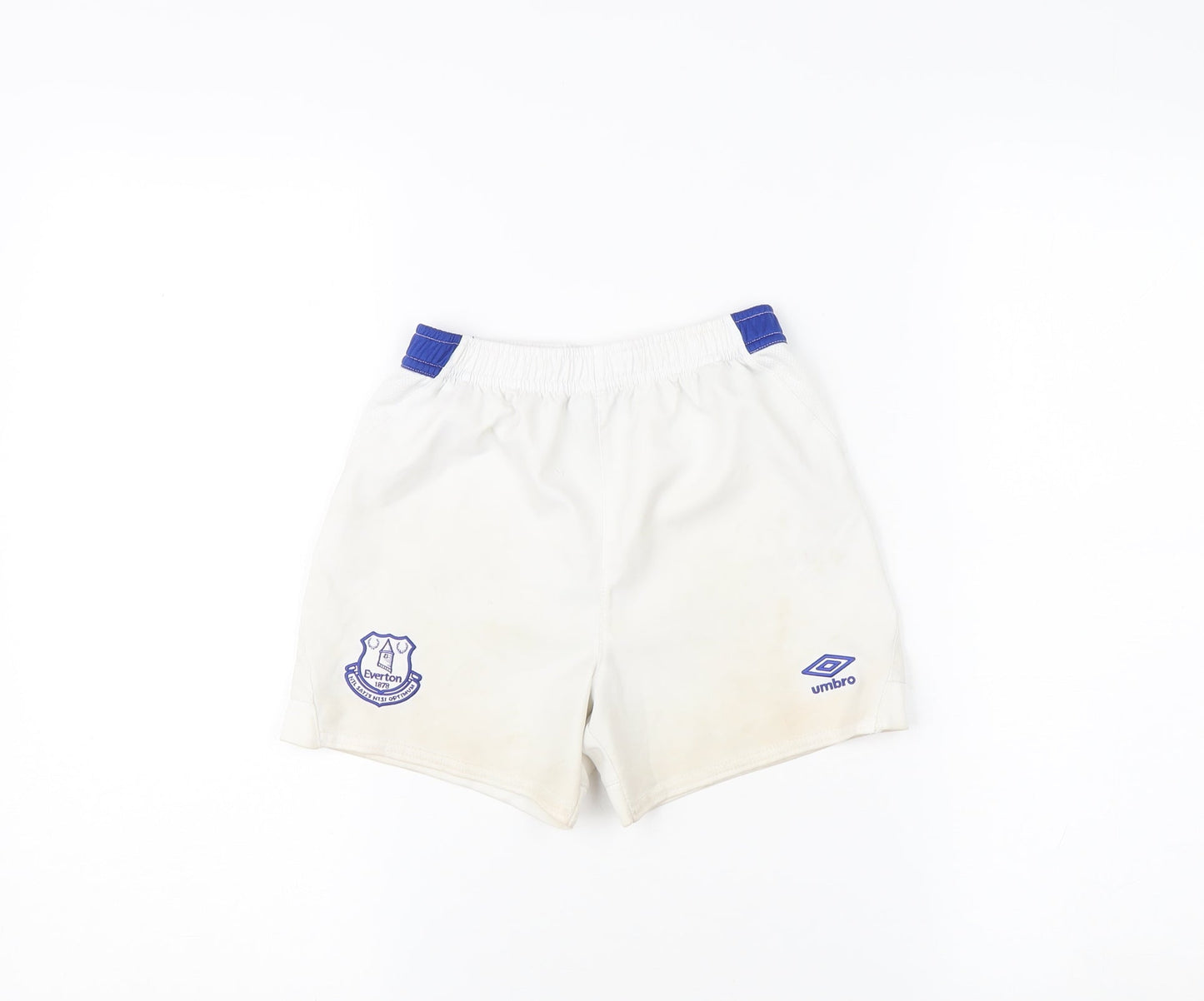 Umbro Boys White Football Athletic Shorts 4-5 Years